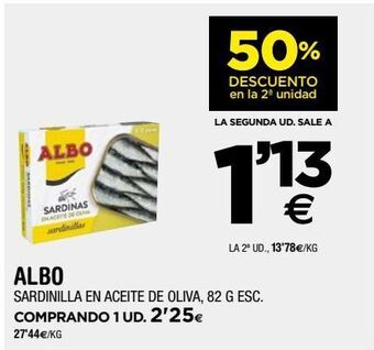 BM Supermercados Sardinillas albo oferta