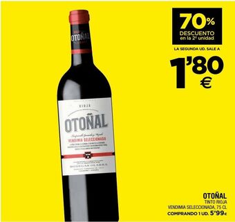BM Supermercados Vino tinto otoñal oferta