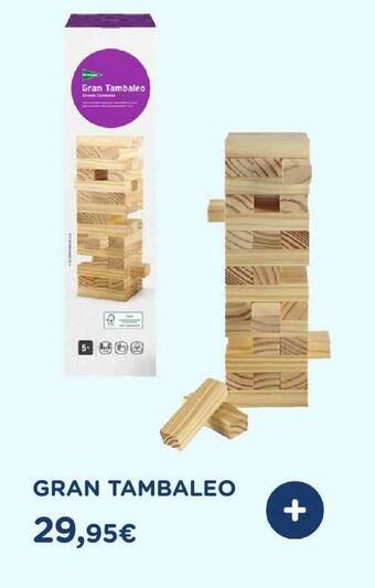 El Corte Inglés Gran Tambaleo oferta