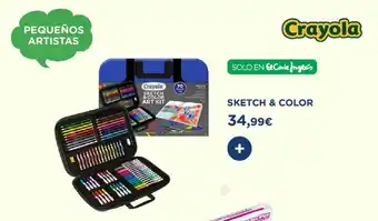 El Corte Inglés Sketch & Color Crayola oferta