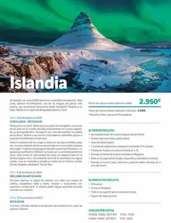 B The travel Brand Islandia de islandia con unos 8.000 kilómetros cuadrados de extensión. más tarde, observe svinafellsjokull, una de las lengu oferta