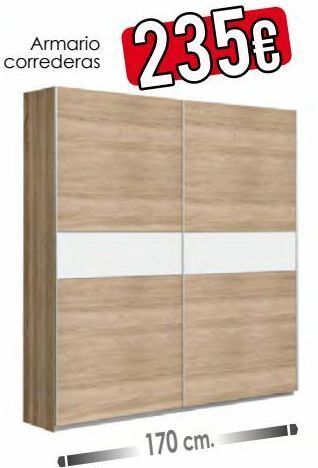 Atrapamuebles Armario con puertas correderas oferta