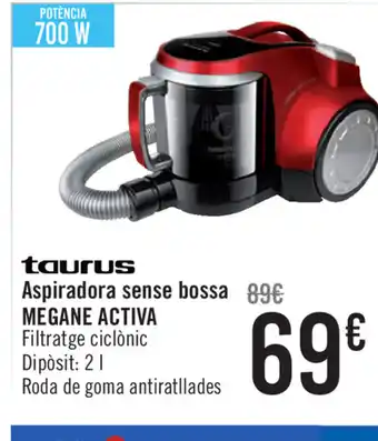 Carrefour Taurus Aspiradora sense bossa Megane Activa oferta