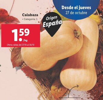 Lidl Calabaza oferta