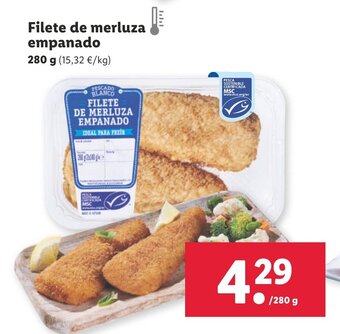 Lidl Filete de merluza empanado oferta