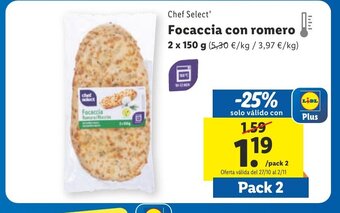 Lidl Focaccia Con Romero oferta