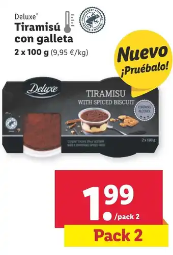 Lidl Tiramisú Con Galleta oferta