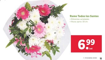 Lidl Ramo Todos Los Santos oferta