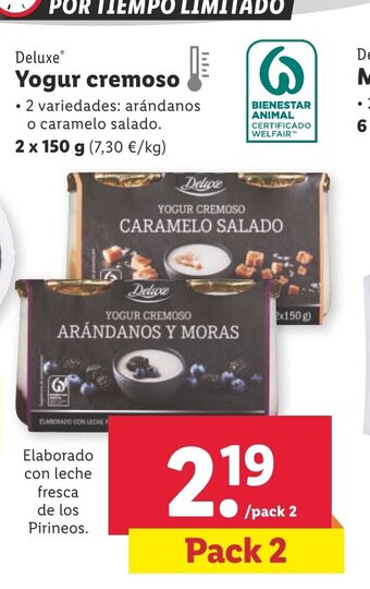 Lidl Yogur Cremoso oferta