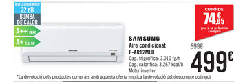 Carrefour Samsung Aire Condicionat F-AR12MLB oferta