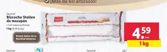 Lidl Bizcocho Stollen de Mazapán oferta