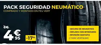 Feu Vert Pack de seguridad neumáticos feuvert oferta