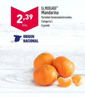 Lidl Mandarina oferta