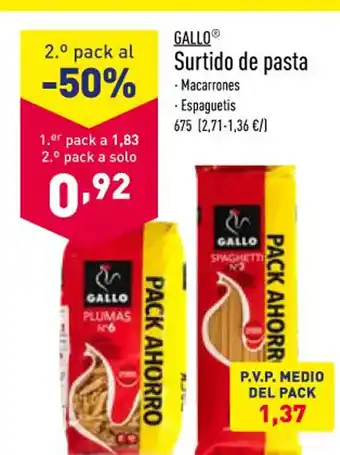 Lidl Surtido de Pasta oferta
