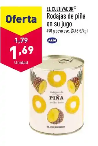 Lidl Rodajas de Piña En Su Jugo oferta