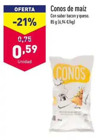 Lidl Conos de Maíz oferta
