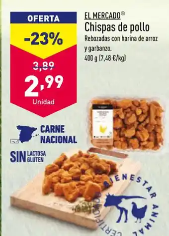 Lidl Chispas de Pollo oferta