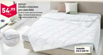 Lidl Edredón 4 Estaciones Para Cama Doble oferta