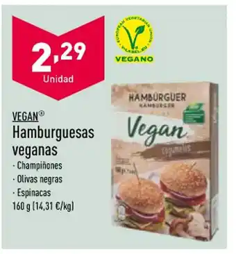 Lidl Hamburguesas Veganas oferta