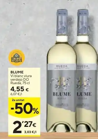 Caprabo Blume vino blanco viura verdejo d.o. rueda 0,75 l oferta