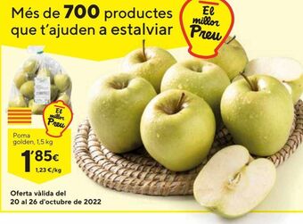 Caprabo Manzana golden oferta