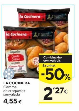 Caprabo Croquetas la cocinera oferta