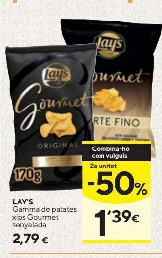 Caprabo Patatas fritas lay's oferta