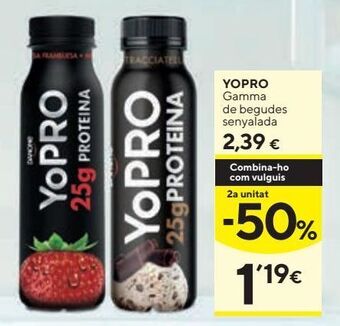 Caprabo Yogur yopro oferta
