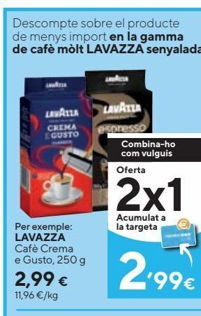 Caprabo Café lavazza oferta