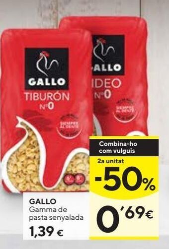 Caprabo Pasta gallo oferta