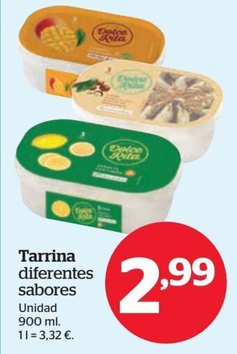 La Sirena Tarrina de helado oferta