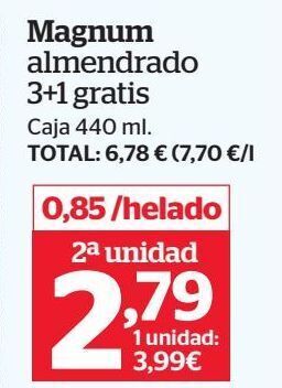 La Sirena Helados magnum oferta