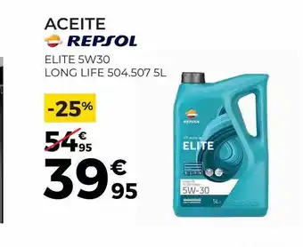 Feu Vert Aceite repsol elite 5w30 oferta