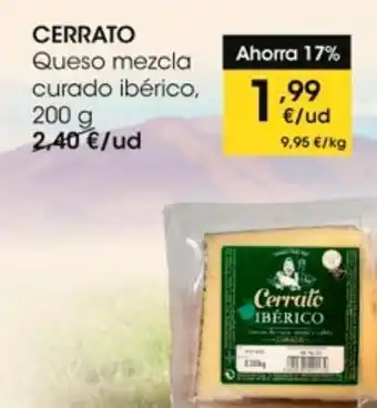 Eroski Queso mezcla curado cerrato oferta