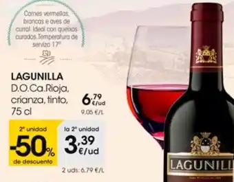 Eroski Vino crianza lagunilla oferta