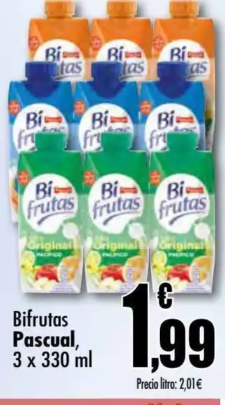 Unide Supermercados Bifrutas pascual oferta