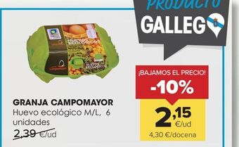 Autoservicios Familia Huevos oferta