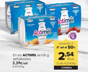 Autoservicios Familia Yogur líquido actimel oferta
