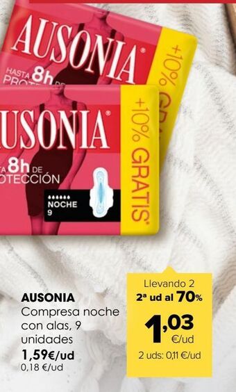 Autoservicios Familia Compresas ausonia oferta