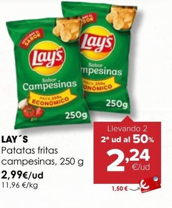 Autoservicios Familia Patatas fritas lay's oferta