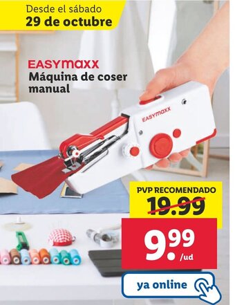 Lidl Easymaxx Máquina de coser manual oferta