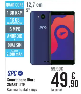 Carrefour SPC Smartphone lliure Smart Lite oferta