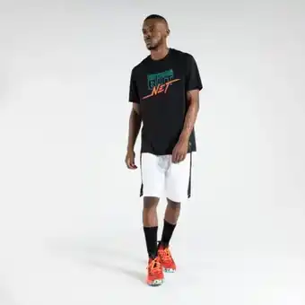 Decathlon Pantalón baloncesto hombre tarmak sh500 blanco oferta