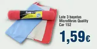 FROIZ Lote 3 bayetas microfibras quality car oferta