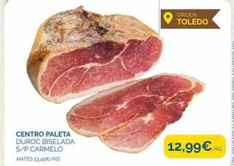 Supermercados La Despensa Centro paleta duroc biselada s-p carmelo oferta