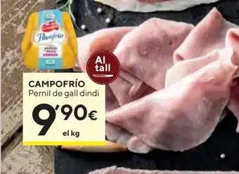 Caprabo Jamón de pavo campofrío oferta