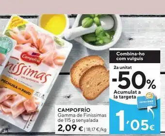 Caprabo Pechuga de pavo oferta