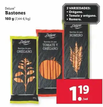 Lidl Palitos de pan deluxe oferta