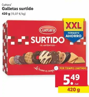 Lidl Galletas cuétara oferta