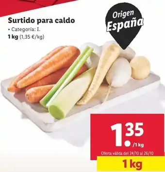 Lidl Preparado para caldo oferta